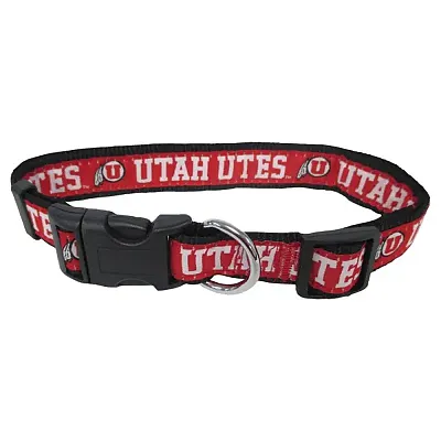 Pets First Utah Utes Pet Collar by Pets First - Medium