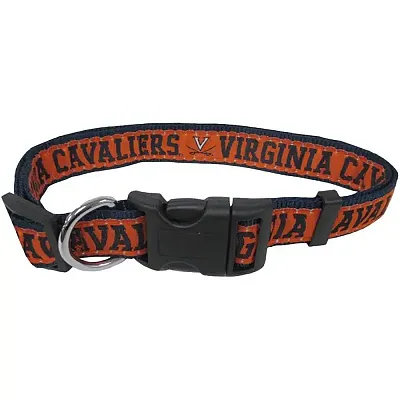 Pets First Virginia Cavaliers Pet Collar by Pets First - Medium