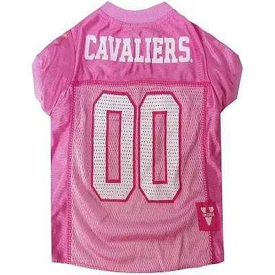 Pets First Virginia Cavaliers Pink Pet Jersey - Medium