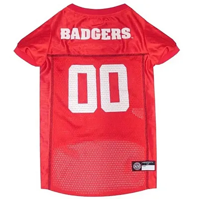 Pets First Wisconsin Badgers Pet Jersey - Large