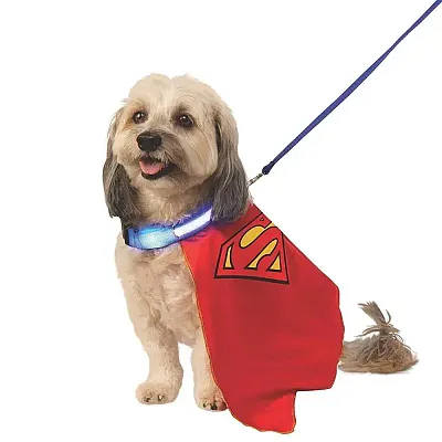 Rubie's Costume Co. Light-Up Superman Cape Pet Costume - XL