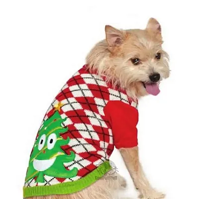 Rubie's Costume Co Ugly Sweater Party Christmas Tree Pet Sweater - X-Large