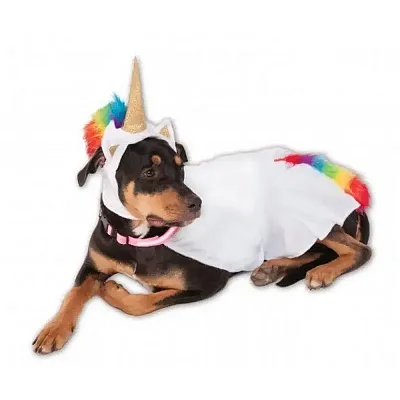 Rubie's Costume Co Big Dogs Light-Up Unicorn Cape Pet Costume - XXXL