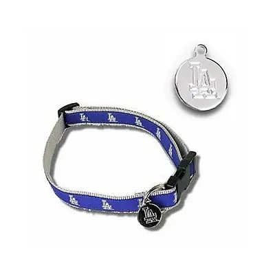 SportyK9 Los Angeles Dodgers Dog Collar Alternate Design - M/L