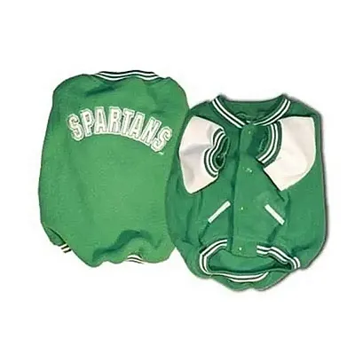 SportyK9 Michigan State Varsity Dog Jacket - Medium