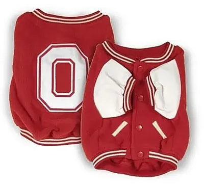 SportyK9 Ohio State Varsity Dog Jacket - X-Small