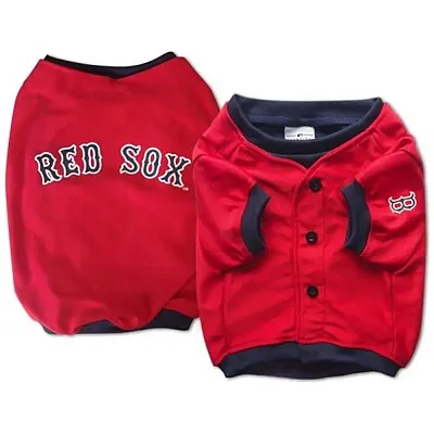 SportyK9 Boston Red Sox Alternate Style Red Jersey - Medium