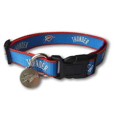 SportyK9 Oklahoma City Thunder Reflective Dog Collar - Small