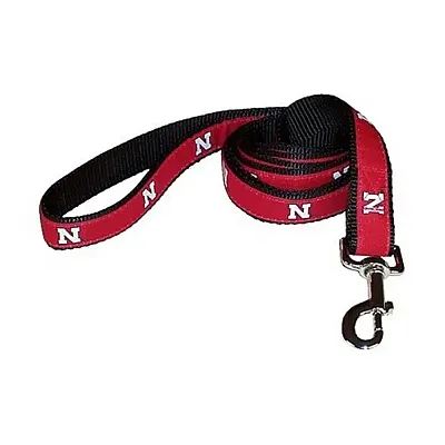 SportyK9 Nebraska Huskers Alternate Style Dog Leash - M/L