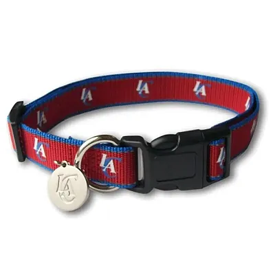 SportyK9 Los Angeles Clippers Reflective Dog Collar - M/L