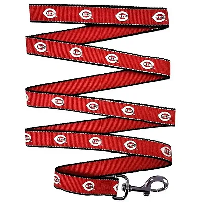 SportyK9 Cincinnati Reds Reflective Pet Leash - M/L