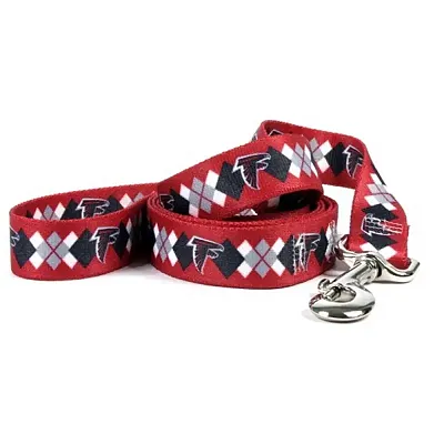 Little Earth Productions Atlanta Falcons Argyle Nylon Leash - X-Small