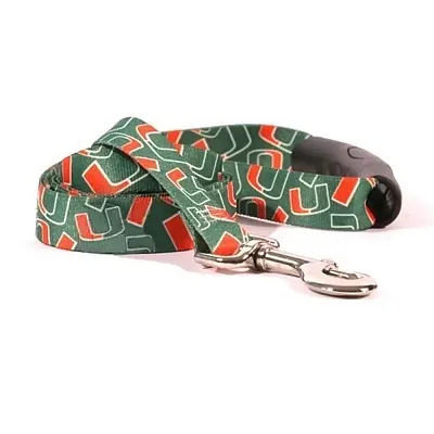 Little Earth Productions Miami Hurricanes EZ Grip Nylon Leash - Large