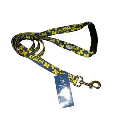 Little Earth Productions Michigan Wolverines EZ Grip Nylon Leash - S/M