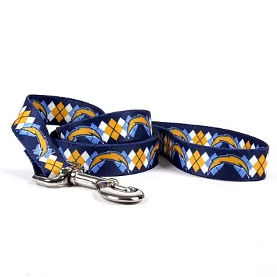 Little Earth Productions Los Angeles Chargers Argyle Nylon Leash - S/M