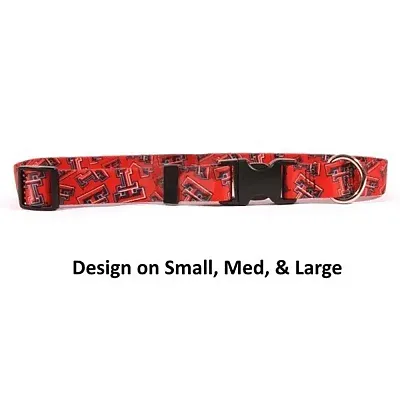Little Earth Productions Texas Tech Red Raiders Nylon Collar - Small